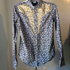 Levi Strauss & Co 2 pattern long sleeve button up